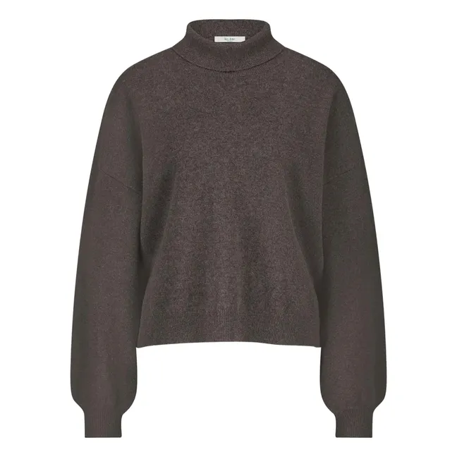 Pull Samm Laine Mérinos | Marron