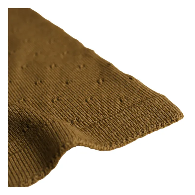 Bibi Merino Wool Blanket | Mustard