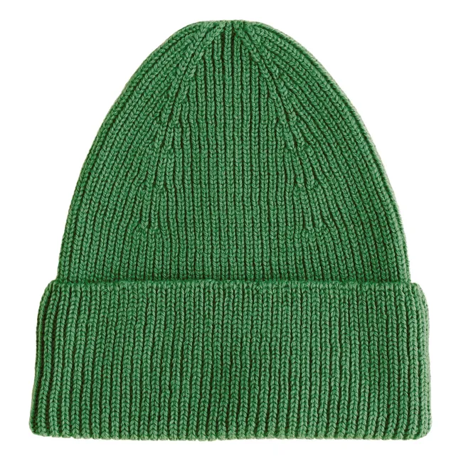 Bonnet Fonzie Laine Mérinos | Vert