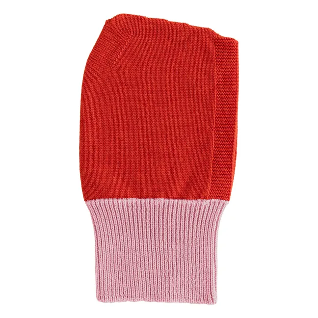 Cagoule Eddy Laine Mérinos | Rose