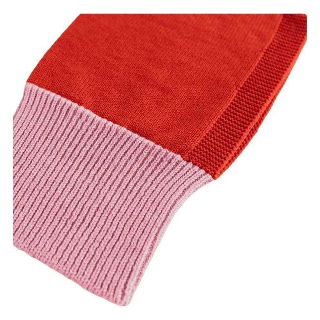 Cagoule Eddy Laine Mérinos | Rose