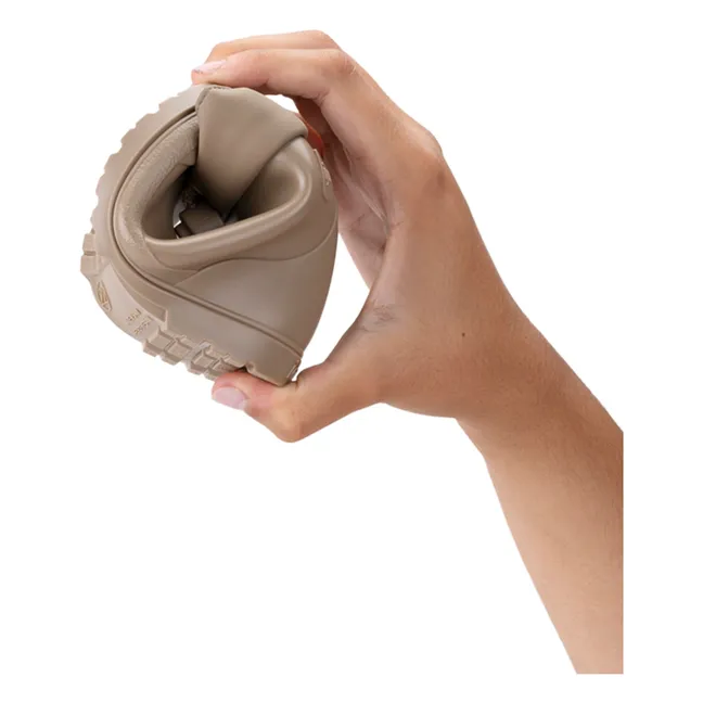 Mendi Rain Boots | Taupe brown