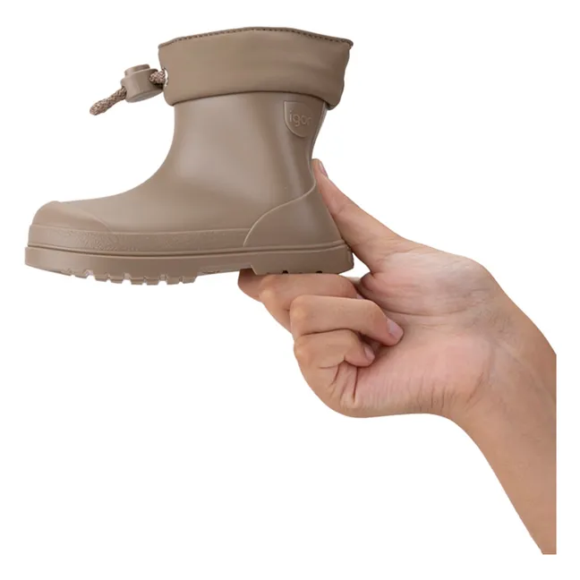 Mendi Rain Boots | Taupe brown