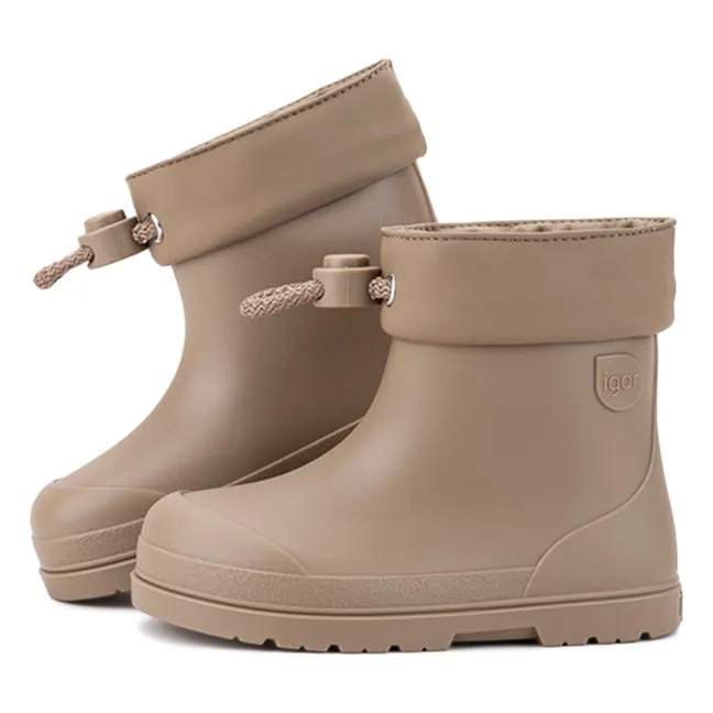 Mendi Rain Boots | Taupe brown