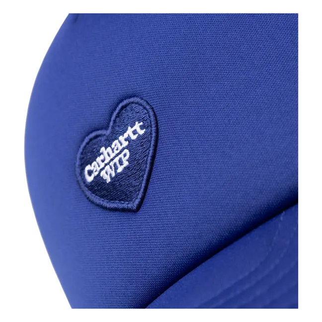 Casquette Heart Patch | Bleu électrique
