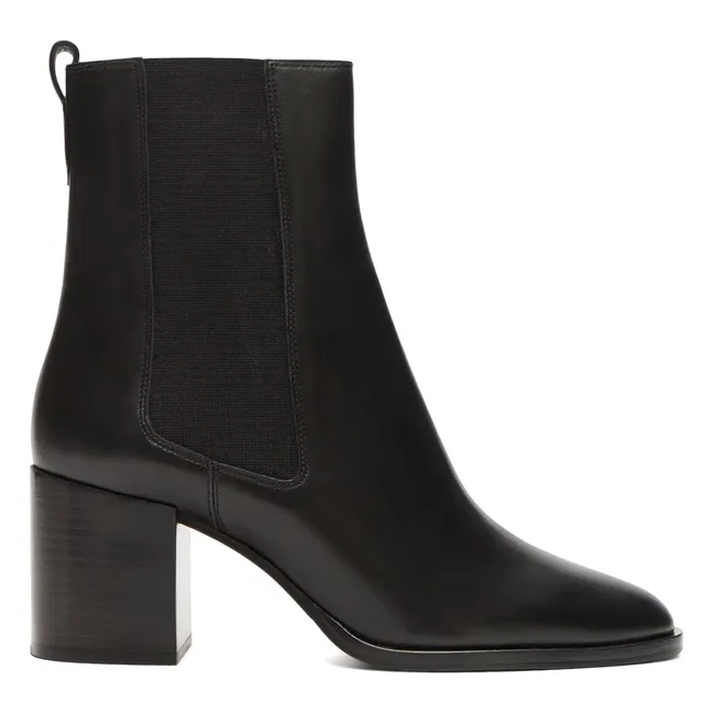 Stiefeletten Nr. 663 Leder | Schwarz