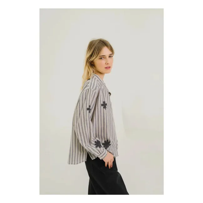 Chemise Elisa Flake | Bleu gris