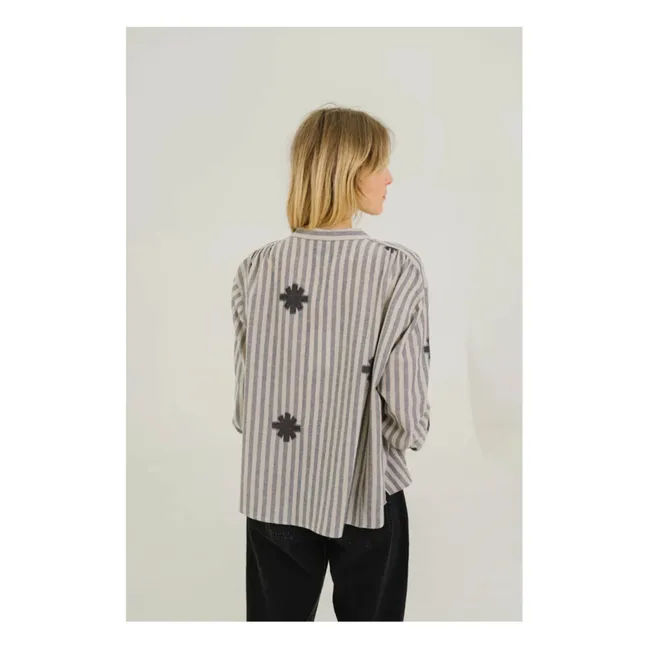 Chemise Elisa Flake | Bleu gris