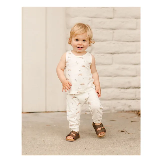 Tanktop und Buggy-Hose | Seidenfarben