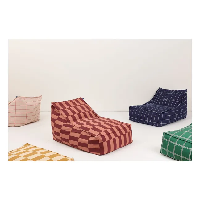 Langer Sitzsack Vibes Tiles | Rot