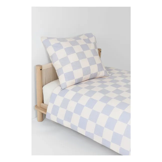 Housse de couette Sheldon Checks | Bleu