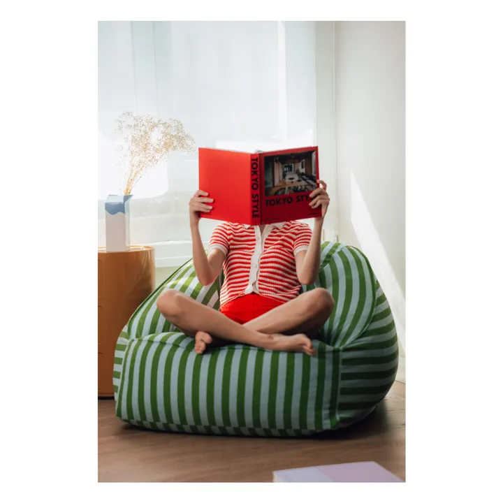 Fauteuil pouf Ziggy | Vert- Image produit n°3