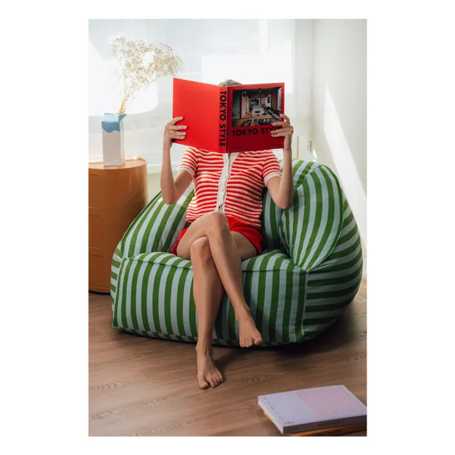 Fauteuil pouf Ziggy | Vert