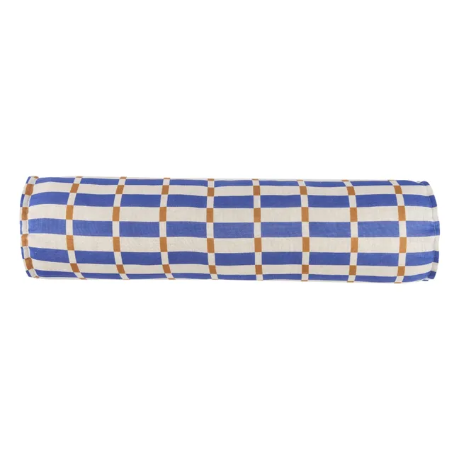 Cliff bolster cushion | Blue
