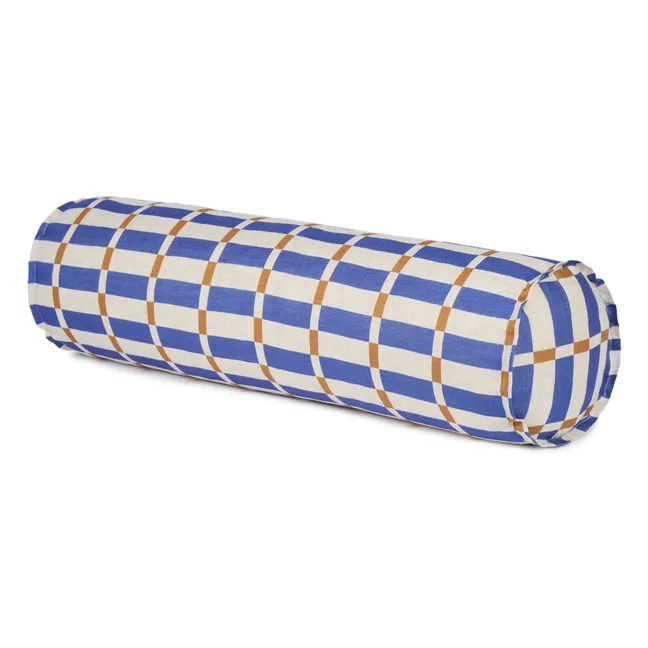 Cliff bolster cushion | Blue