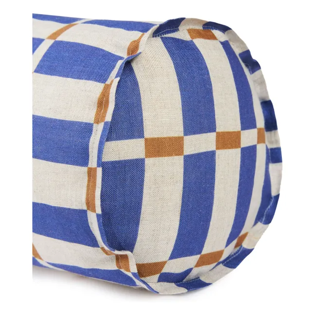 Cliff bolster cushion | Blue