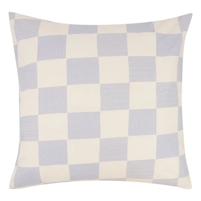 Kopfkissenbezug Sheldon Checks | Blau