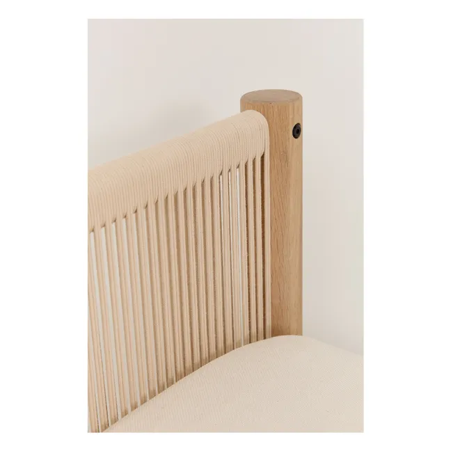 Cama individual Latitude | Roble