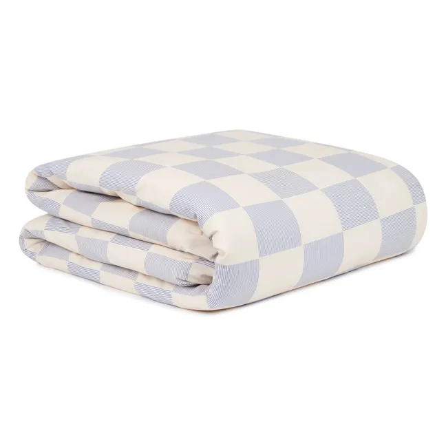 Housse de couette Sheldon Checks | Bleu