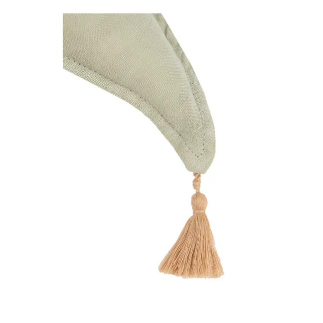 Coussin Lune - Lin Français | Matcha