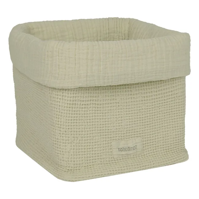 Wabi-Sabi storage basket | Matcha green