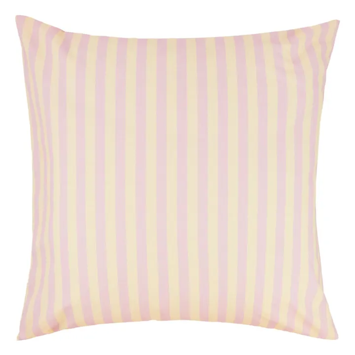 Taie d'oreiller Sheldon Stripes | Rose- Image produit n°0