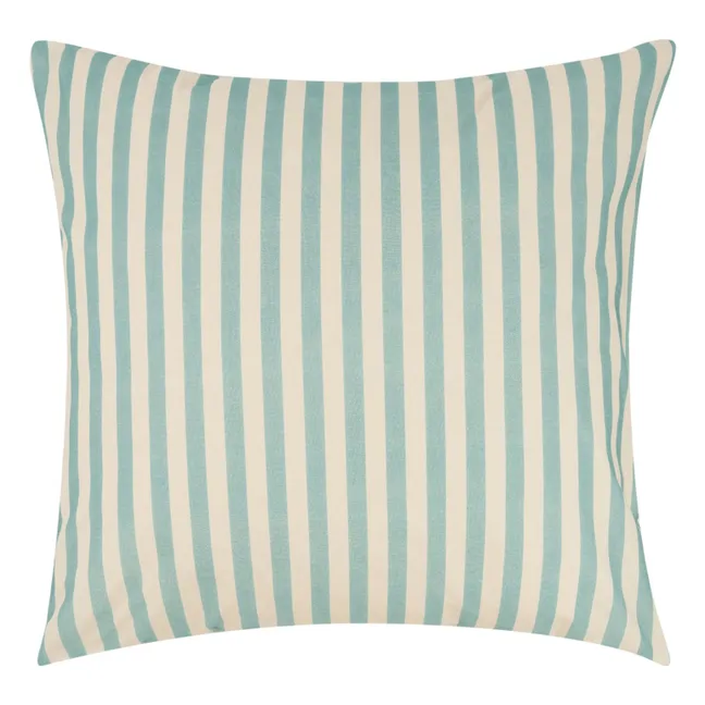 Kopfkissenbezug Sheldon Stripes | Turquoise