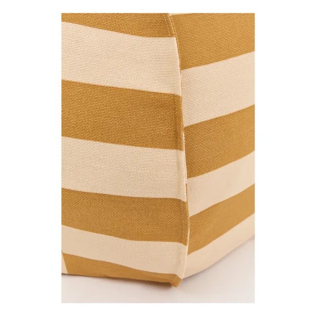 Pouf rond Vibes Tiles | Jaune