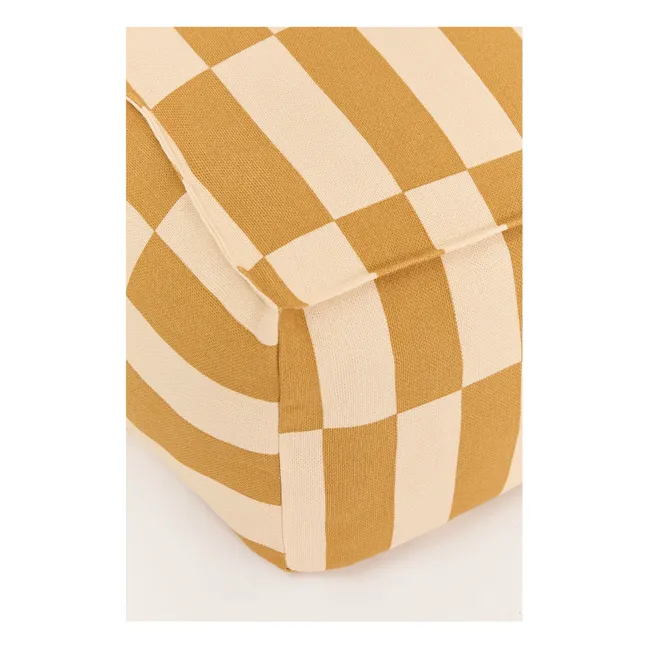 Vibes Tiles long pouffe | Yellow