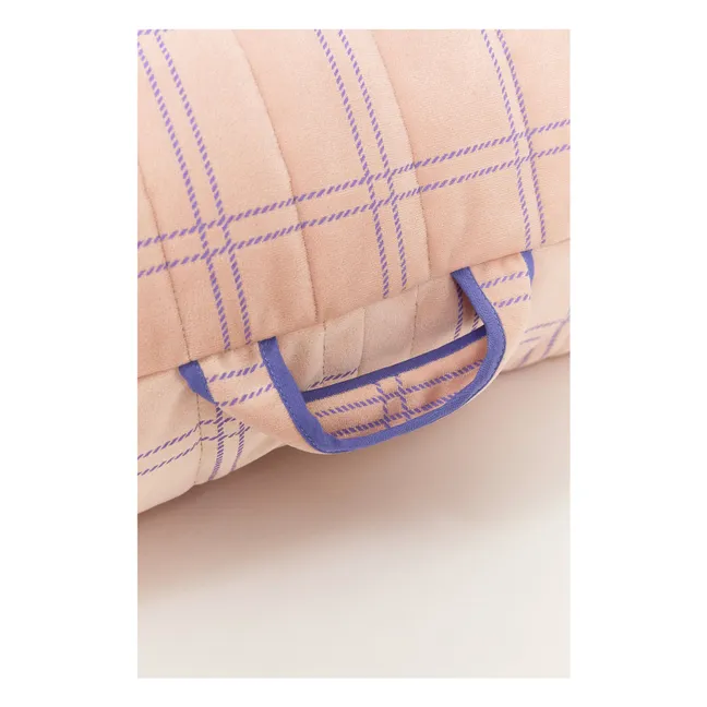 Langer Hocker Oasis aus Eco-Velours | Gelb