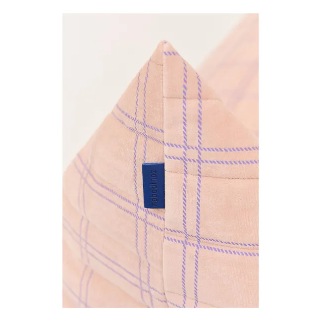 Oasis long pouffe in eco-velvet | Yellow