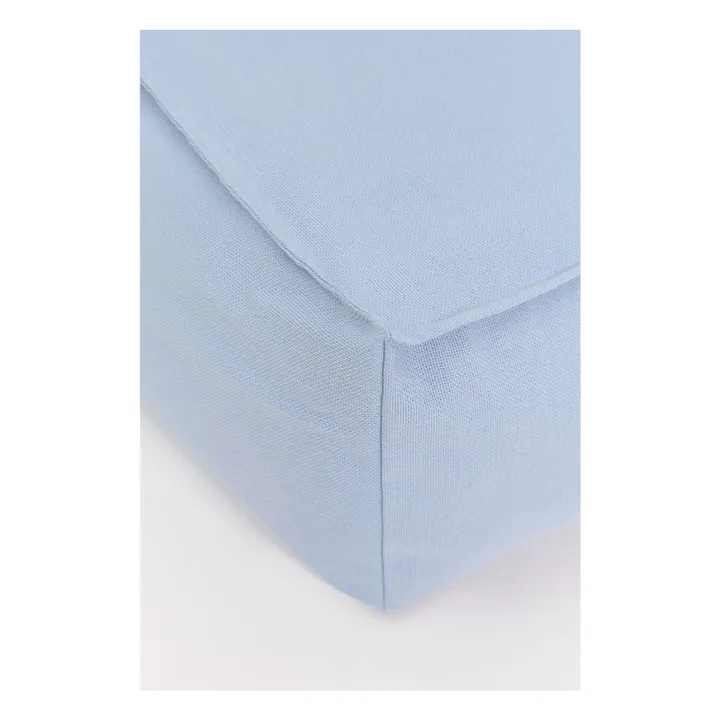 Pouf long Lucky | Bleu- Image produit n°2