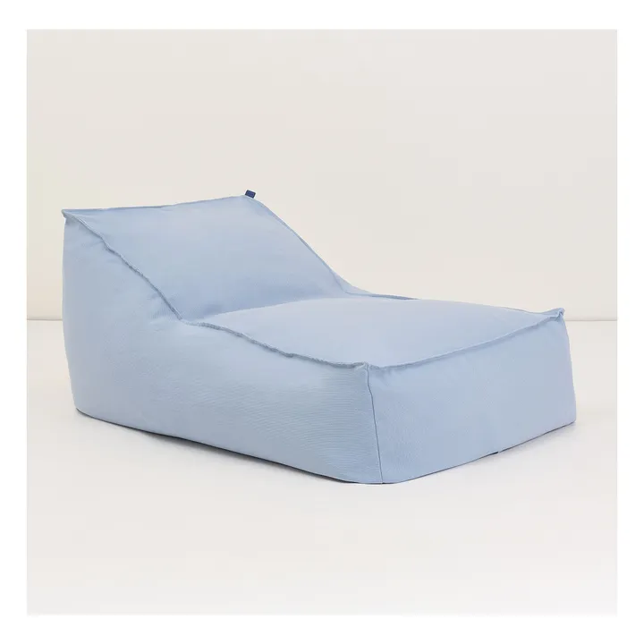 Pouf long Lucky | Bleu- Image produit n°3
