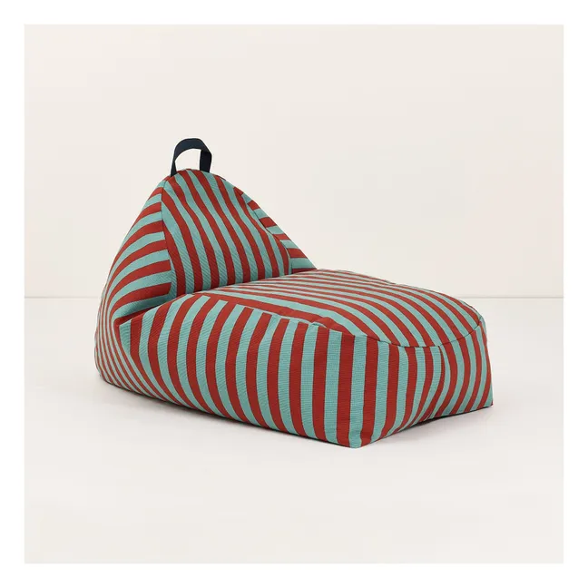 Pouf long Bliss | Rouge