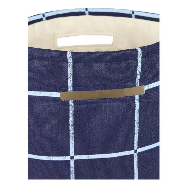 Grand panier de rangement Vibes | Bleu