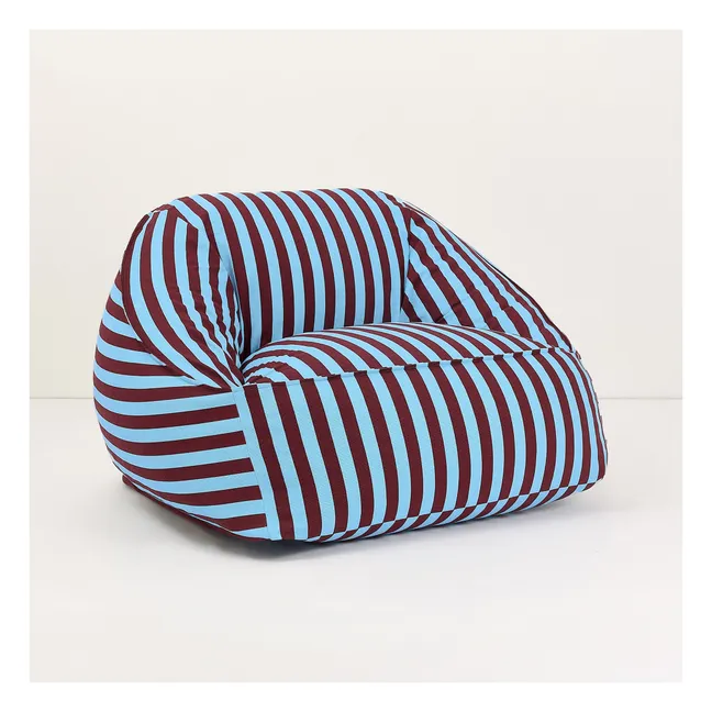 Fauteuil pouf Ziggy | Bleu