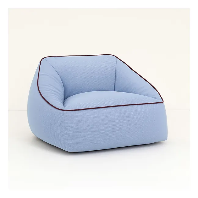 Fauteuil pouf Arnold | Bleu