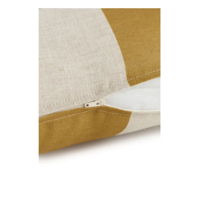 Coussin Stanley Tiles | Jaune moutarde