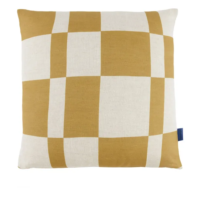 Cojín Stanley Tiles | Amarillo Mostaza