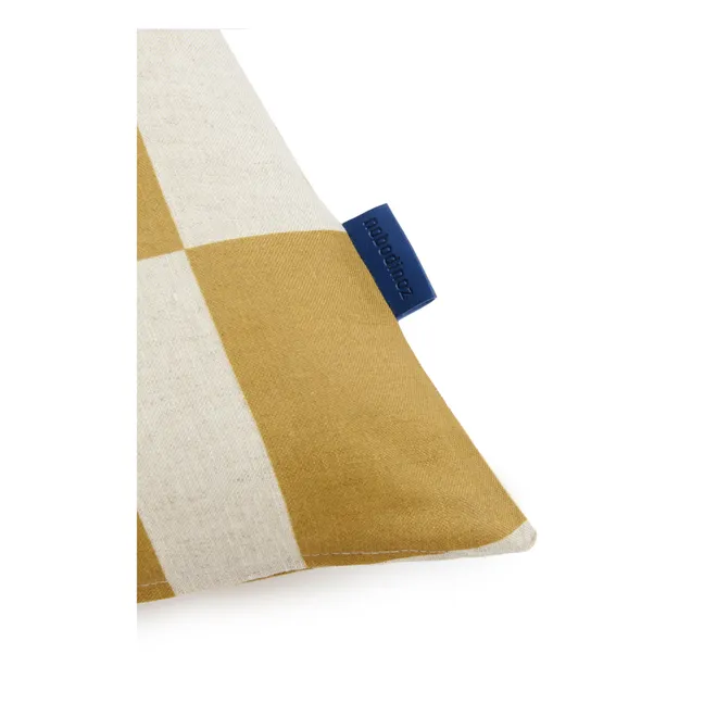 Stanley Tiles cushion | Mustard
