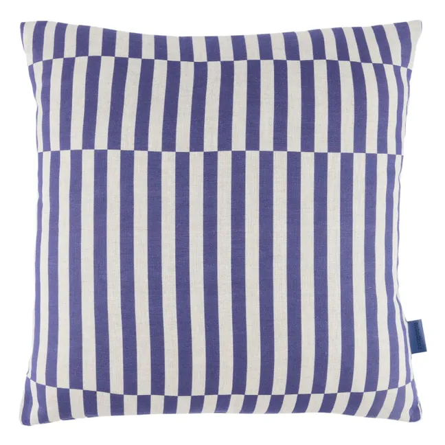 Coussin Stanley Lines | Bleu