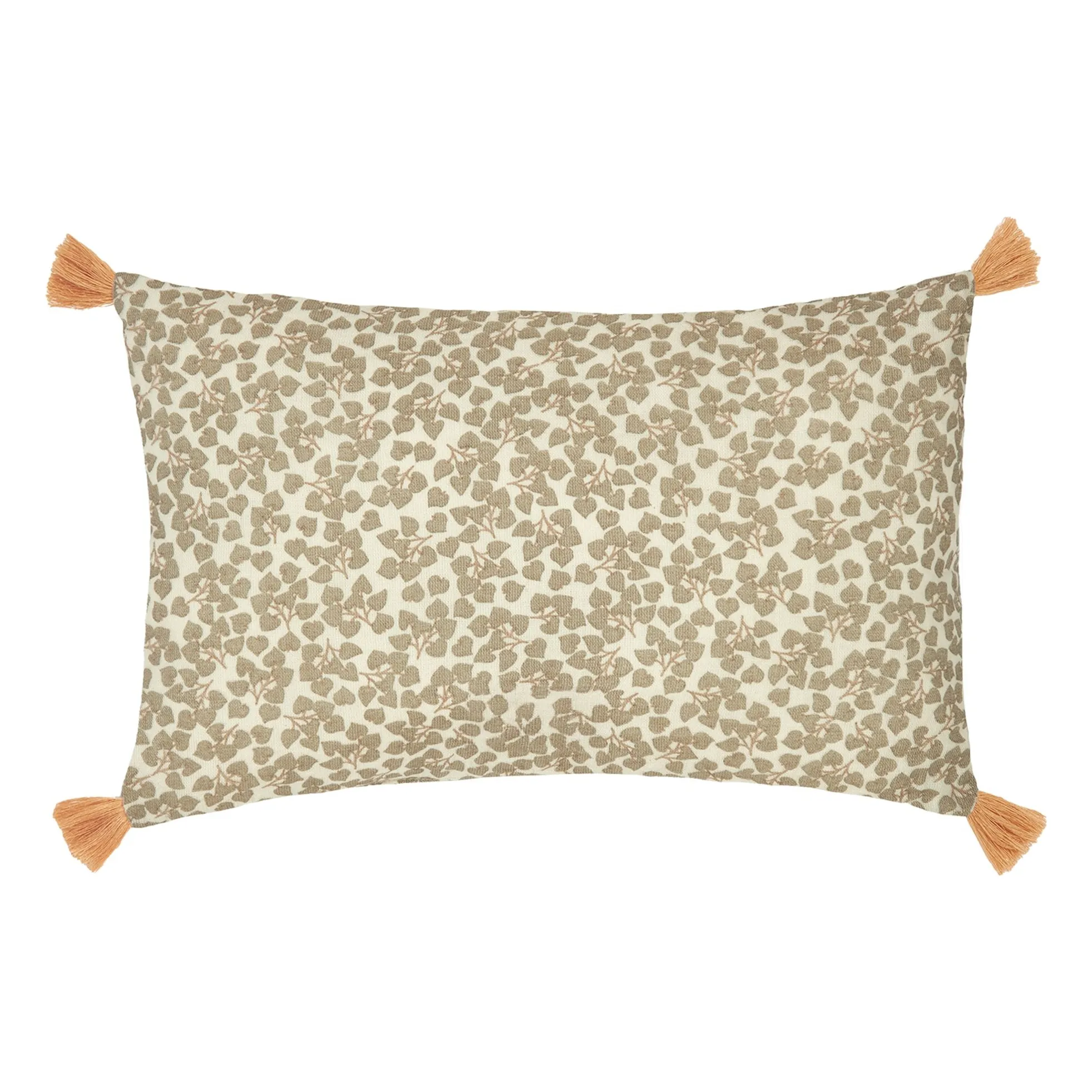 Nobodinoz Pale Green Wabi Sabi Yumiko Tassel Cushion