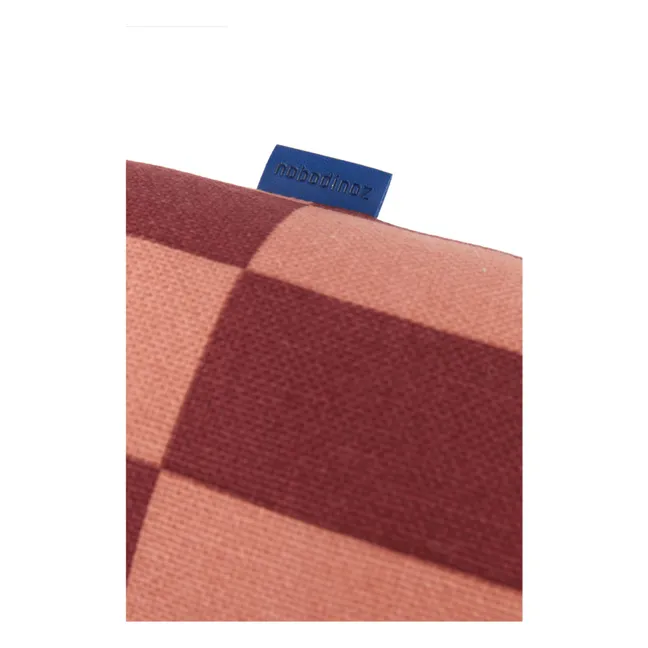 Vibes Tiles bolster cushion | Red