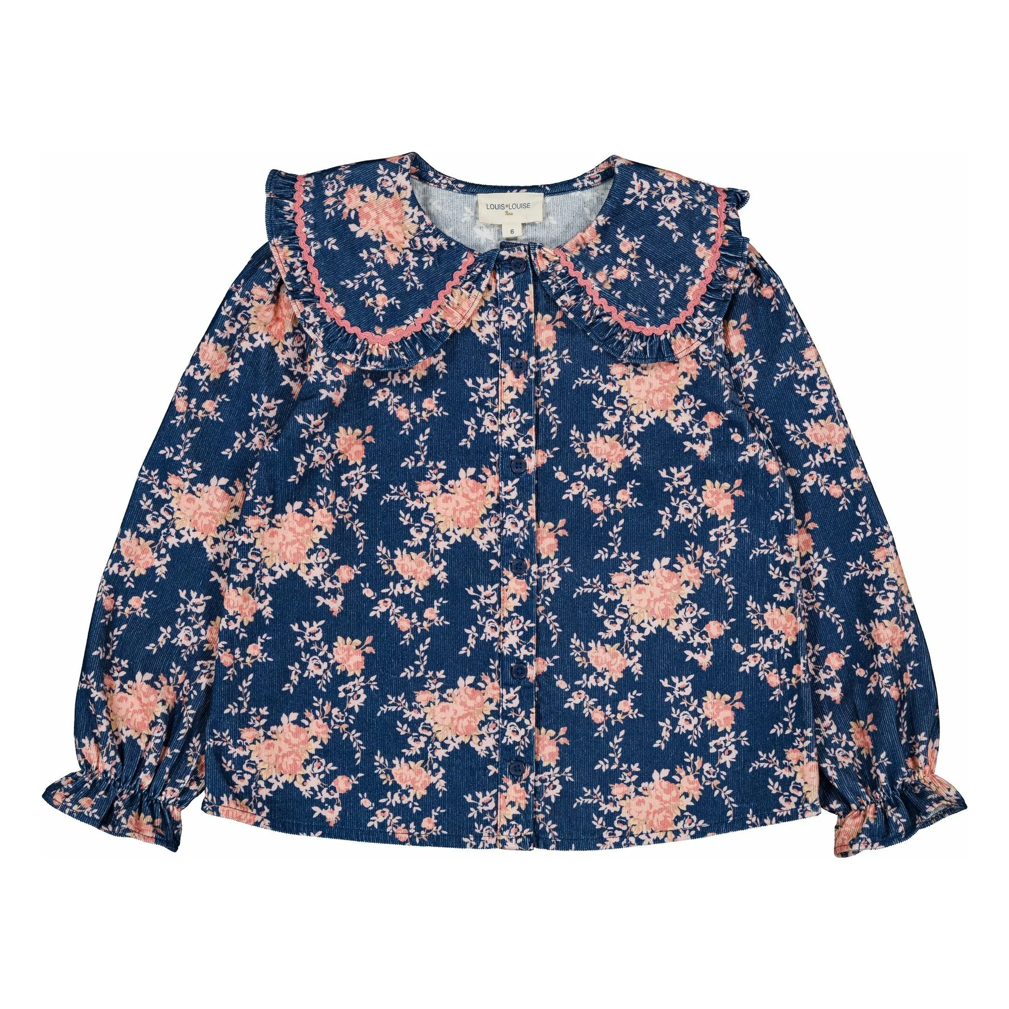 Louis Louise Navy Blue Sybille Blouse