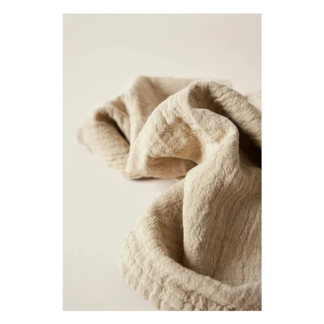 Punto Organic Cotton Jacquard Napkin | Sand