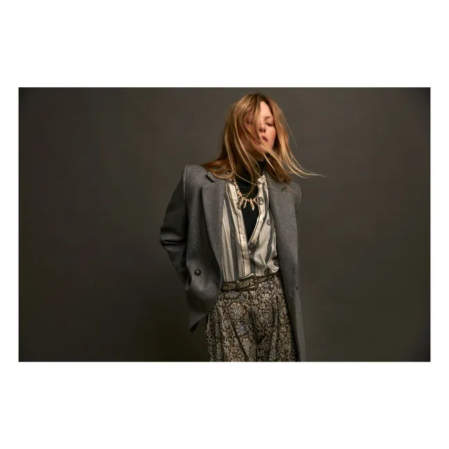 Blusa Desert Breeze Perla Voile de algodón | Marfil