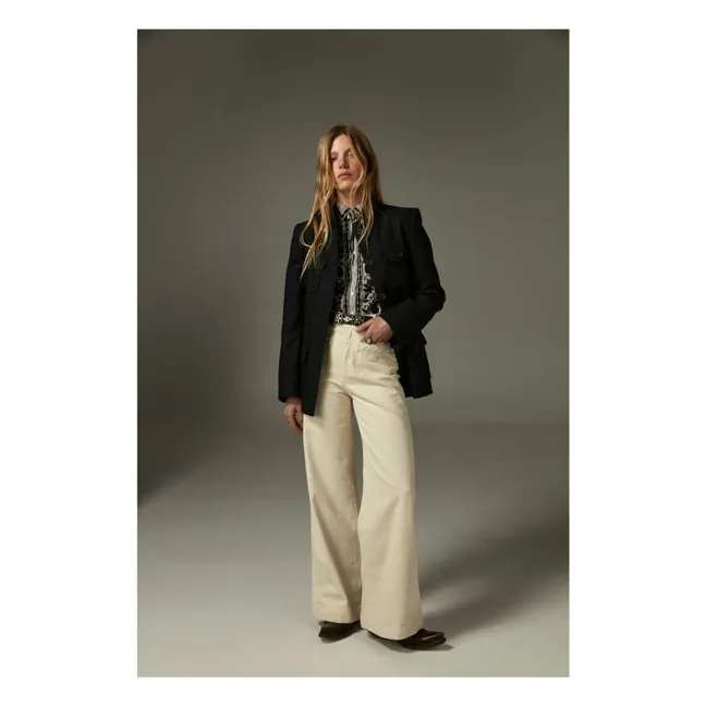 Laberinto Amanda Camisa de rayas | Azul Claro