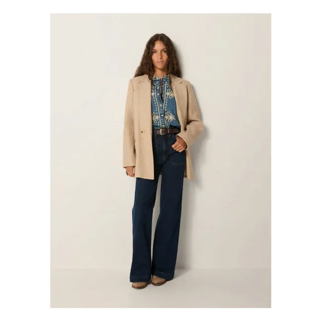 Campo Narciso Denim blouse | Light Blue