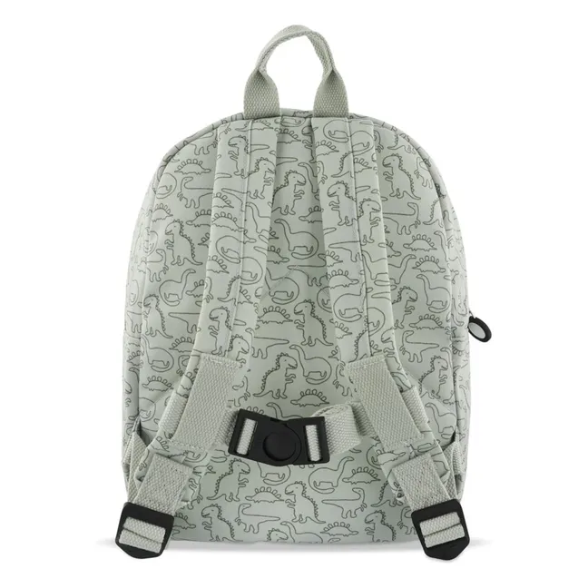 Mochila Daring Dino | Verde Gris