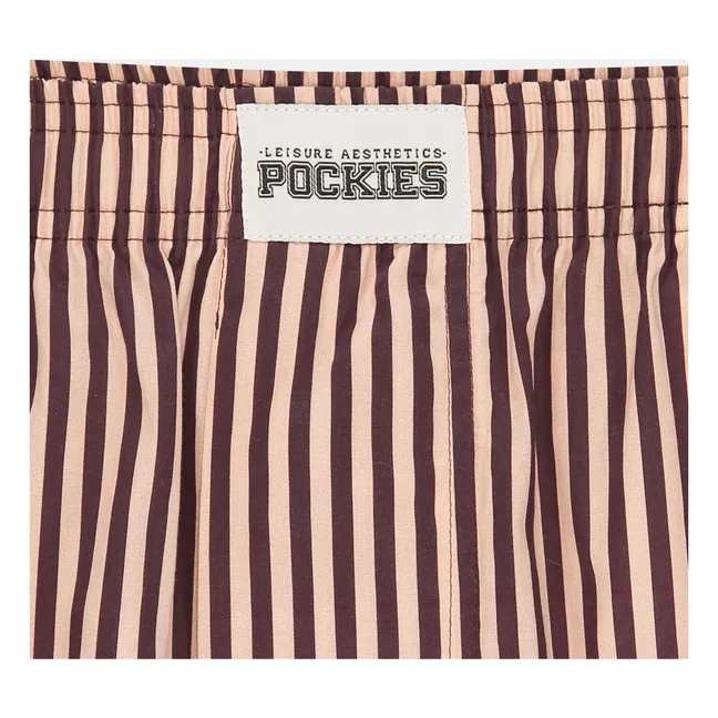 Boxers Boyfriend Rayés | Rose